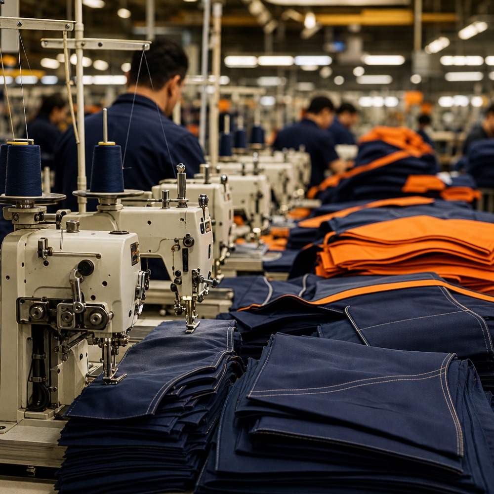 Bulk Production — manufacturing stage at Power Wear Industry