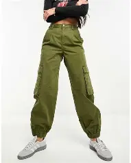 Wholesale Charcoal Adjustable Cuff Cargo Pants - Custom Manufacturer