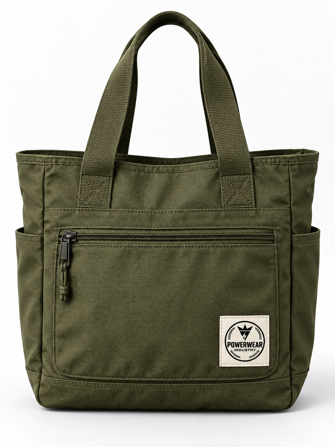 Wholesale Olive Utility Canvas Tote Bag - Custom Manufacturing | Power Wear Industry