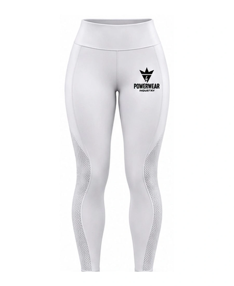 Thermal Brushed Recovery Compression Tights by Power Wear Industry with branded crest