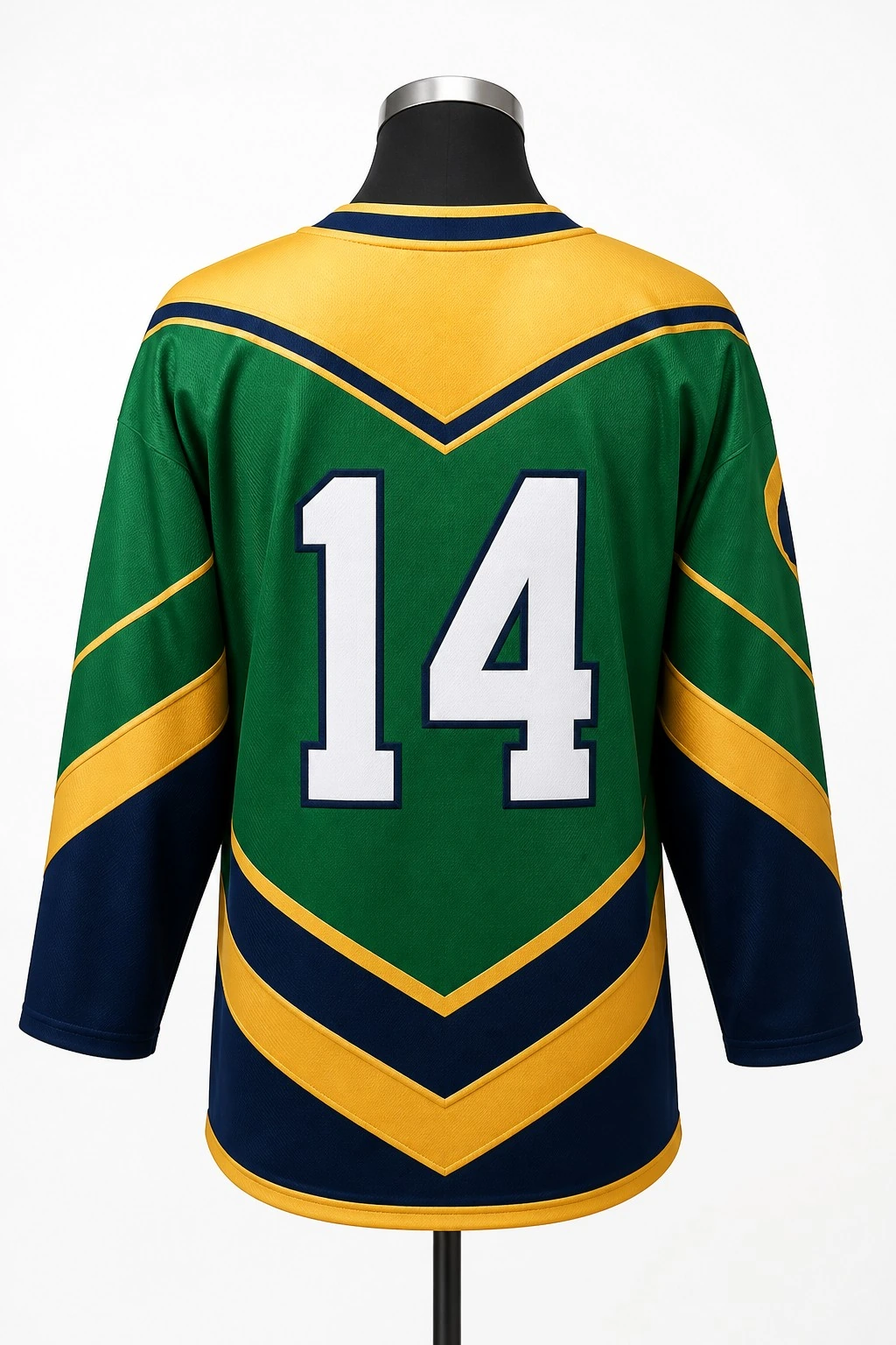 Custom Ice Hockey Jersey — Design 03 by Power Wear Industry — back view