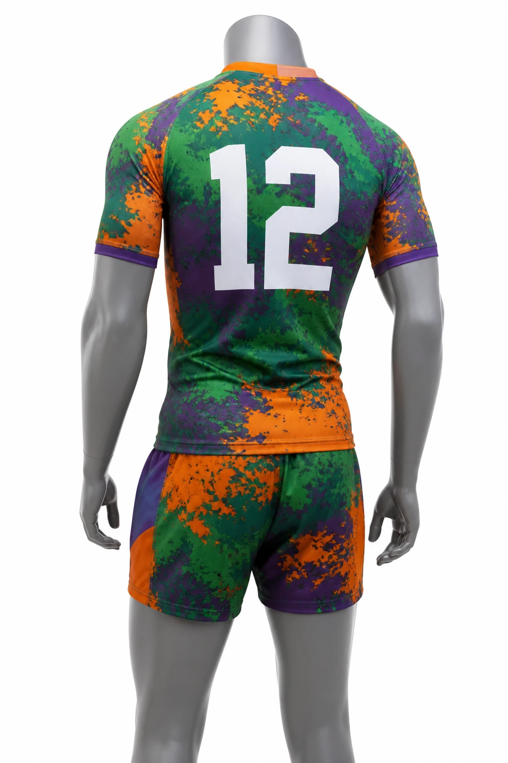 Custom Rugby Kit — Design 05 by Power Wear Industry — back view