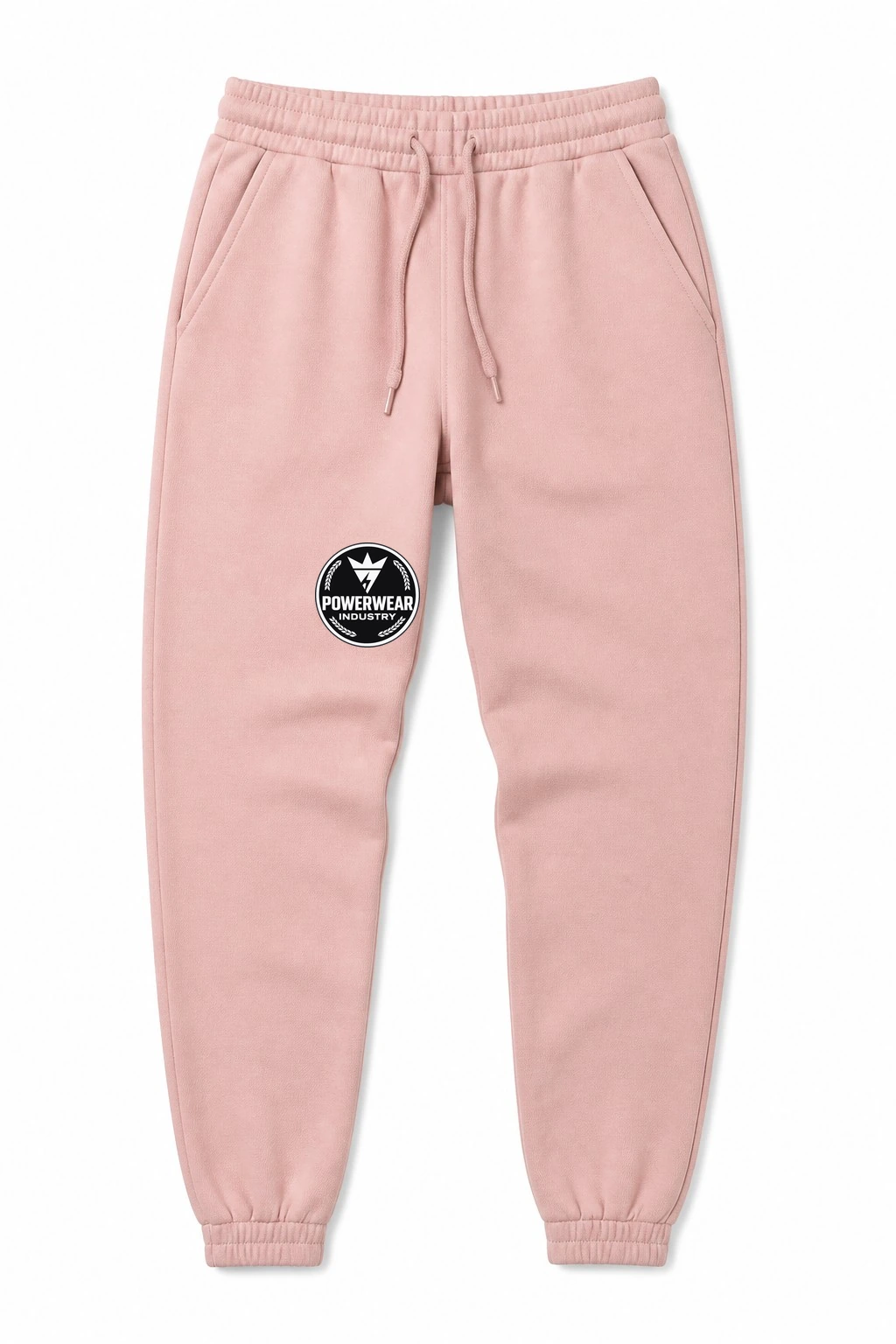 Custom Streetwear Joggers — Design 01 by Power Wear Industry with branded badge