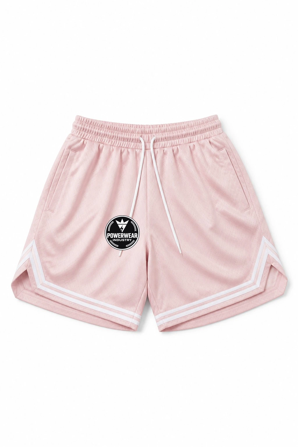 Custom Streetwear Shorts — Design 05 by Power Wear Industry with branded badge