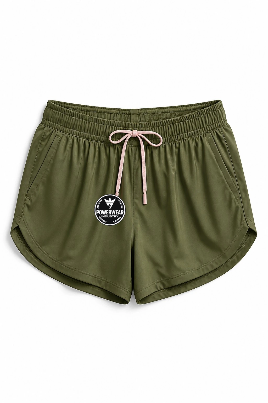 Custom Streetwear Shorts — Design 08 by Power Wear Industry with branded badge